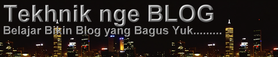 Belajar Buat BLOG