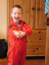 Charlie in his flying suit - best thing!