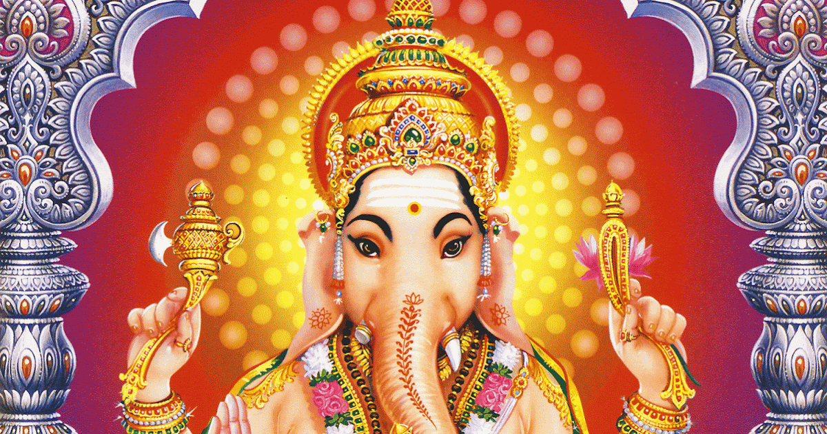 Lord Krishna Devotional Wallpapers Lord Maha Ganapahti Wallpapers
