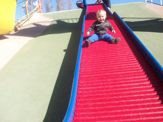 Playing at the park!