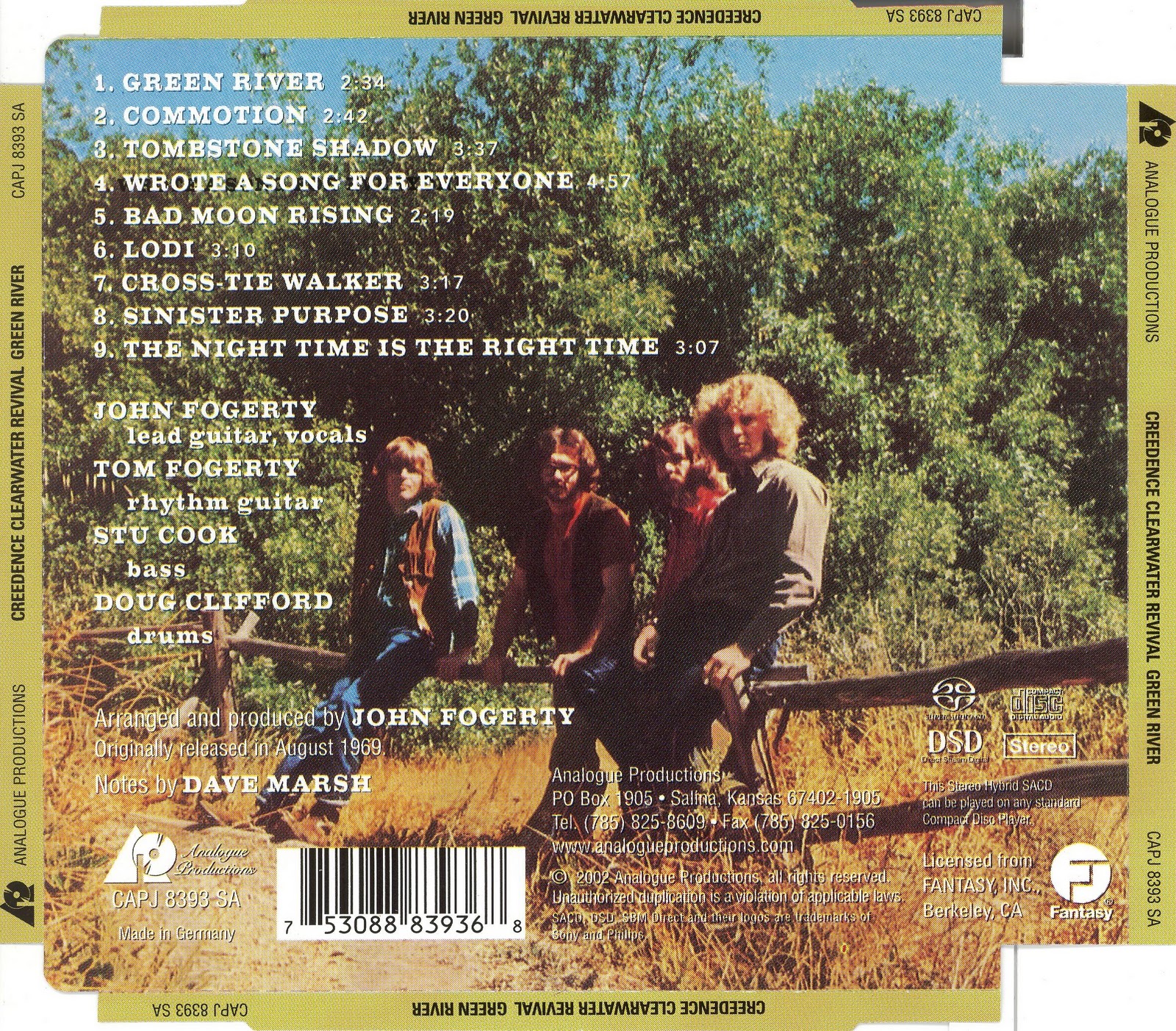 musicotherapia creedence clearwater revival green river 1969 musicotherapia creedence clearwater revival green river 1969