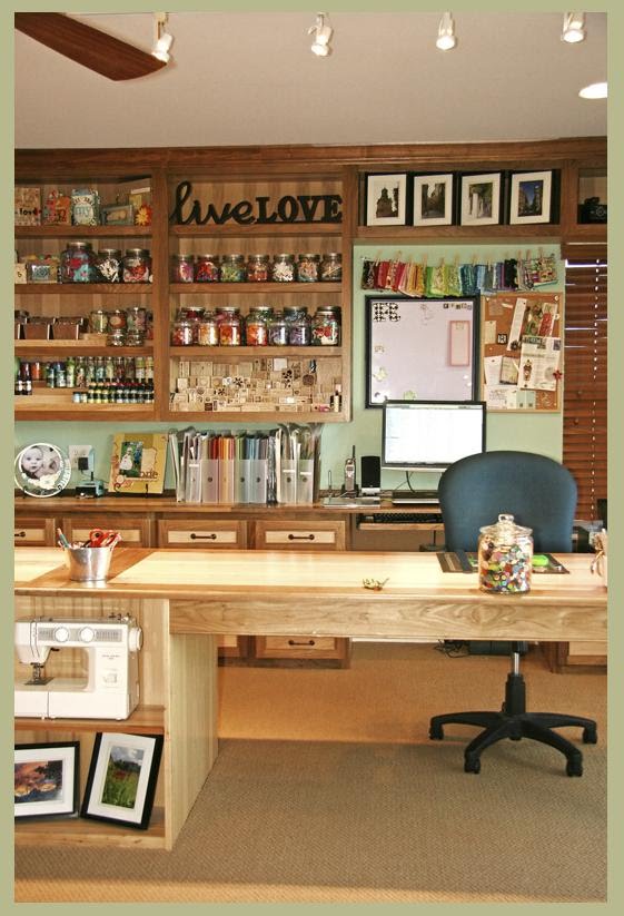 Rooms of Inspiration A Dream Craft Room / Home Office