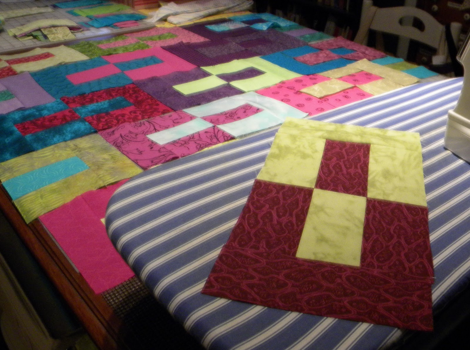 The Quilted Librarian Quilt for yoga class