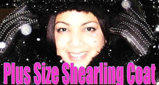 Plus Size Shearling Coat