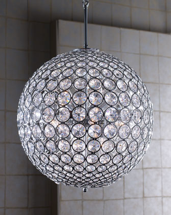 crystal chandelier ball round chandeliers lights light lighting hanging cheap horchow luxe coast left sphere radial chic tiffany balls interior