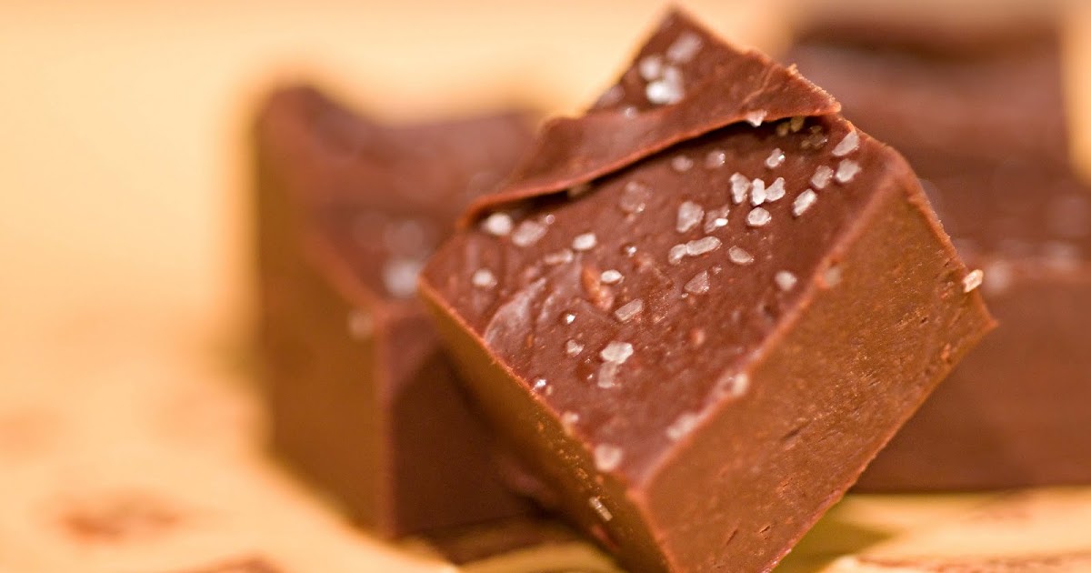 Burning Kitchen Chocolate Cinnamon Fudge with Sea Salt