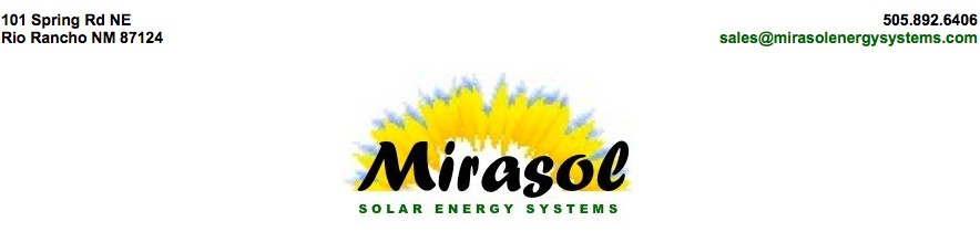 Mirasol Solar Energy Systems