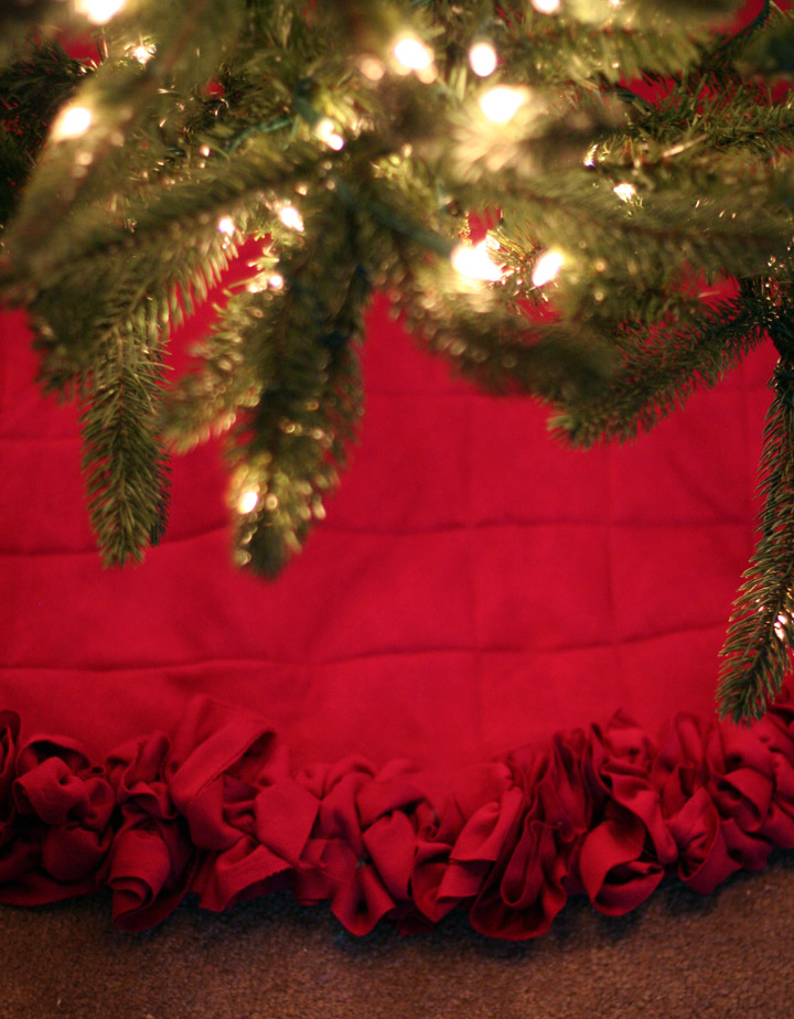 Quilted Knit Tree Skirt Tutorial Jessica Peck