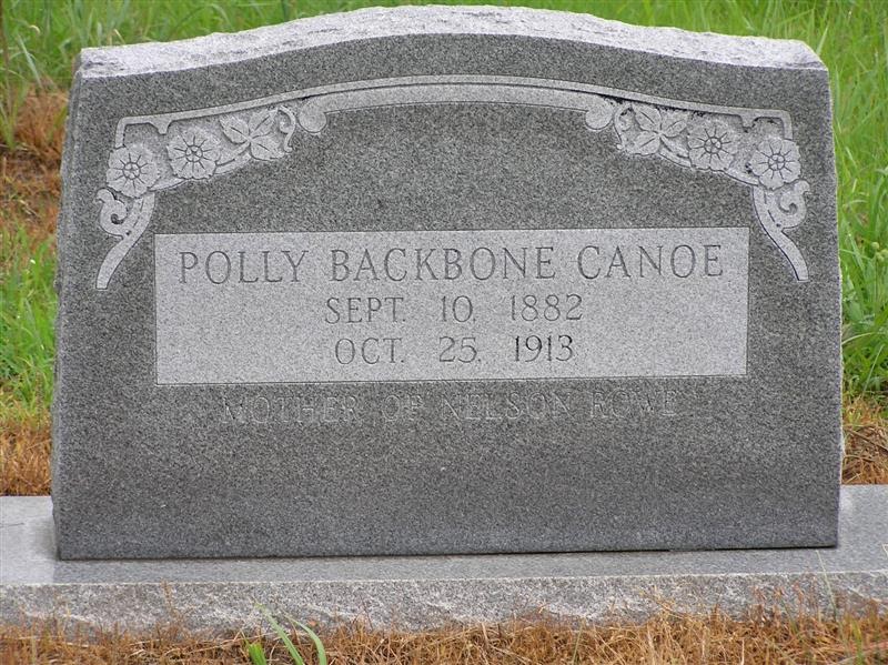 Thoughts from Polly's Granddaughter Tombstone Tuesday Polly Backbone
