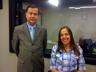 Mara ao lado de Roberto Braguim