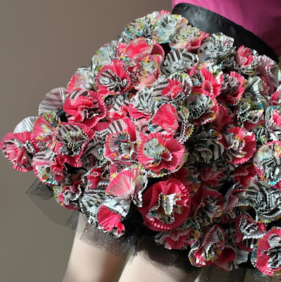 A creative inspiration skirt made from Cupcake Liners  |  OHMY-CREATIVE.COM