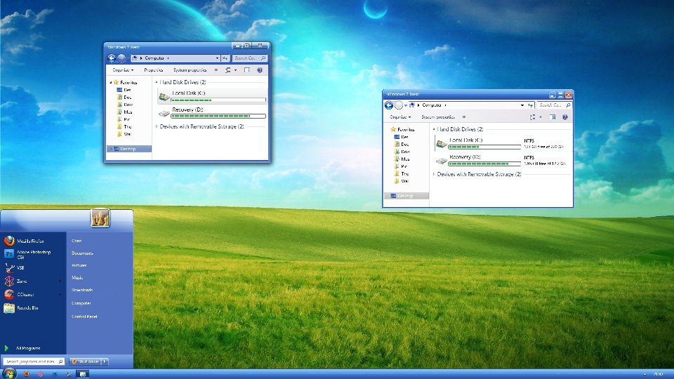 Windows Vista Aero User Interface