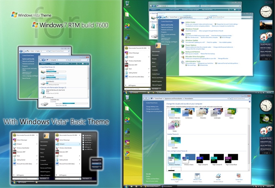 Windows Vista Themes By Microsoft