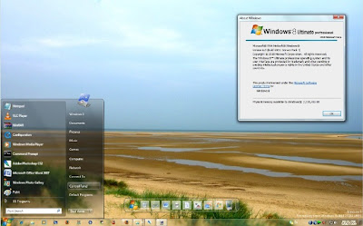 Windows 7 Theme Change Log:
