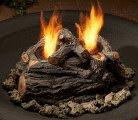 Outdoor Gel Fireplace Log Set