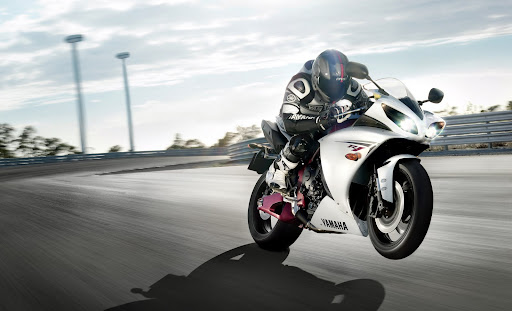 una increible Moto Yamaha