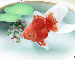 Paper Mache Goldfish
