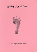 Phoebe's footprint at birth