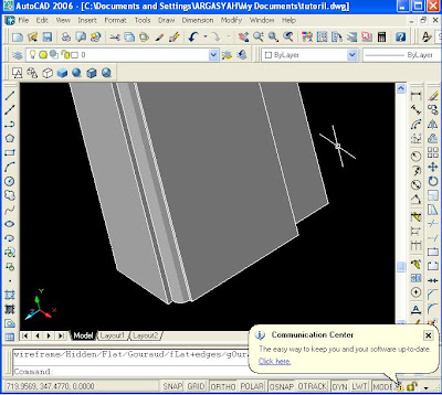 Tutorial Membuat Kusen Pintu Detail 3D Dengan Program AutoCAD