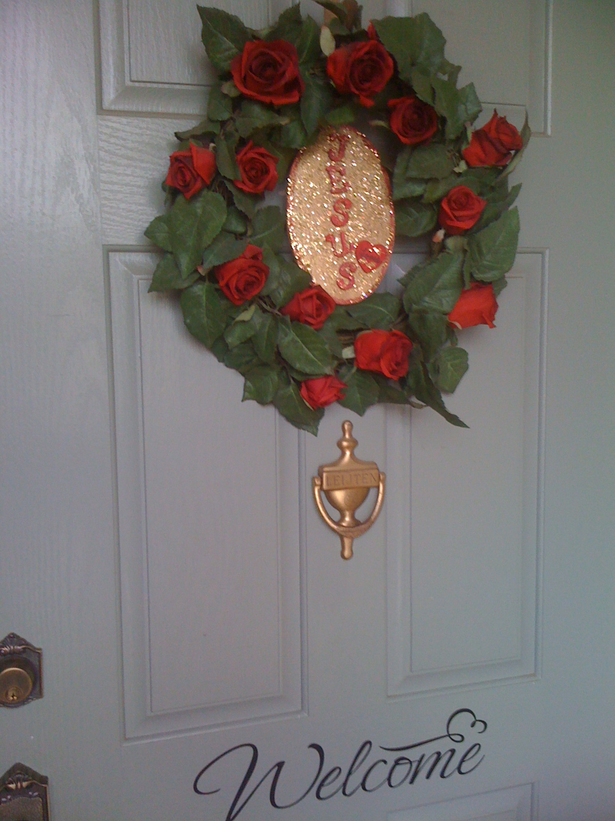 Family At The Foot Of The Cross Liturgical Wreaths