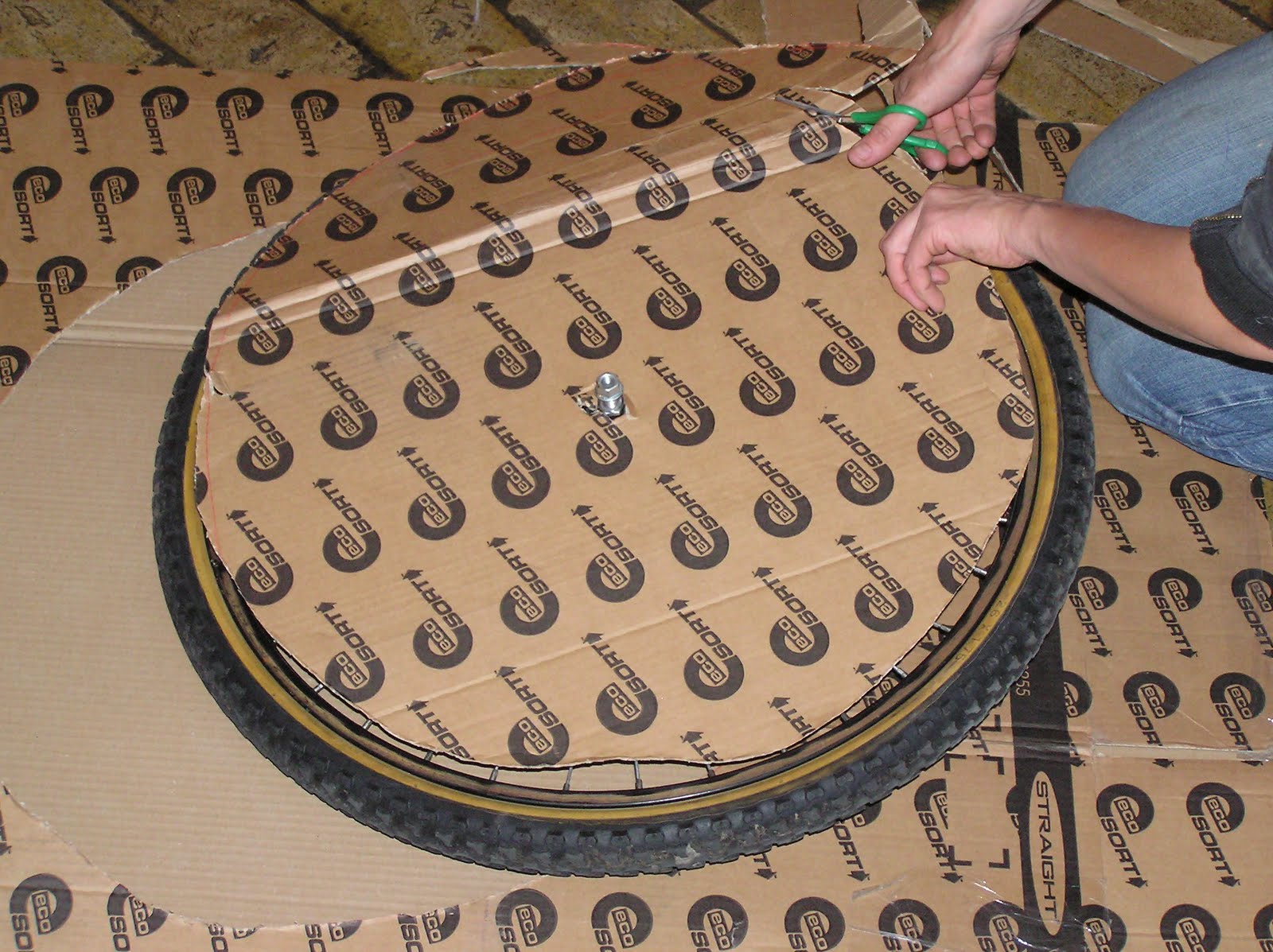 My First Bicycle School of Art Cardboard Plate Wheel