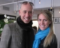Robert Verdi and I at Fashion Week NY