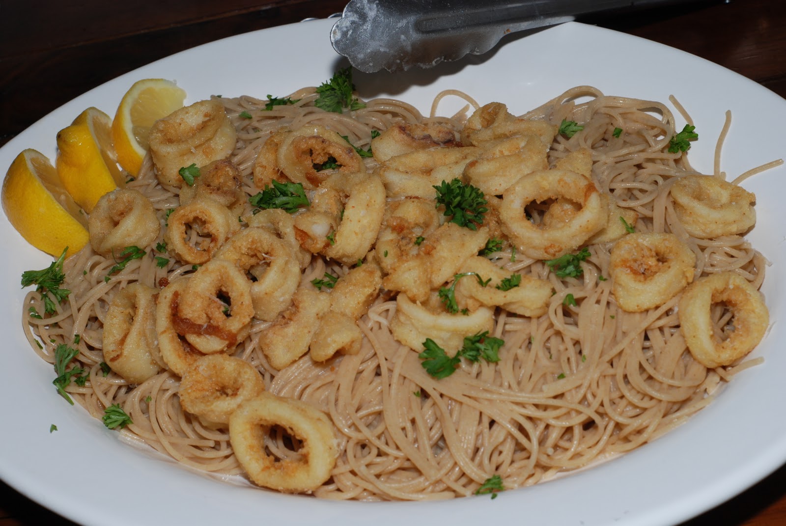 fried calamari pasta recipe