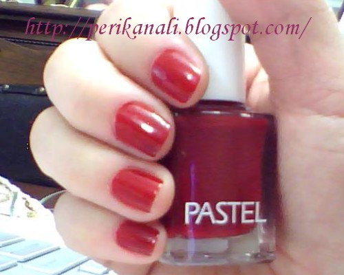 Pastel 37 Numara Kirmizi Oje Meryem Le