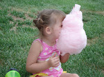 Kenna loves cotton candy!