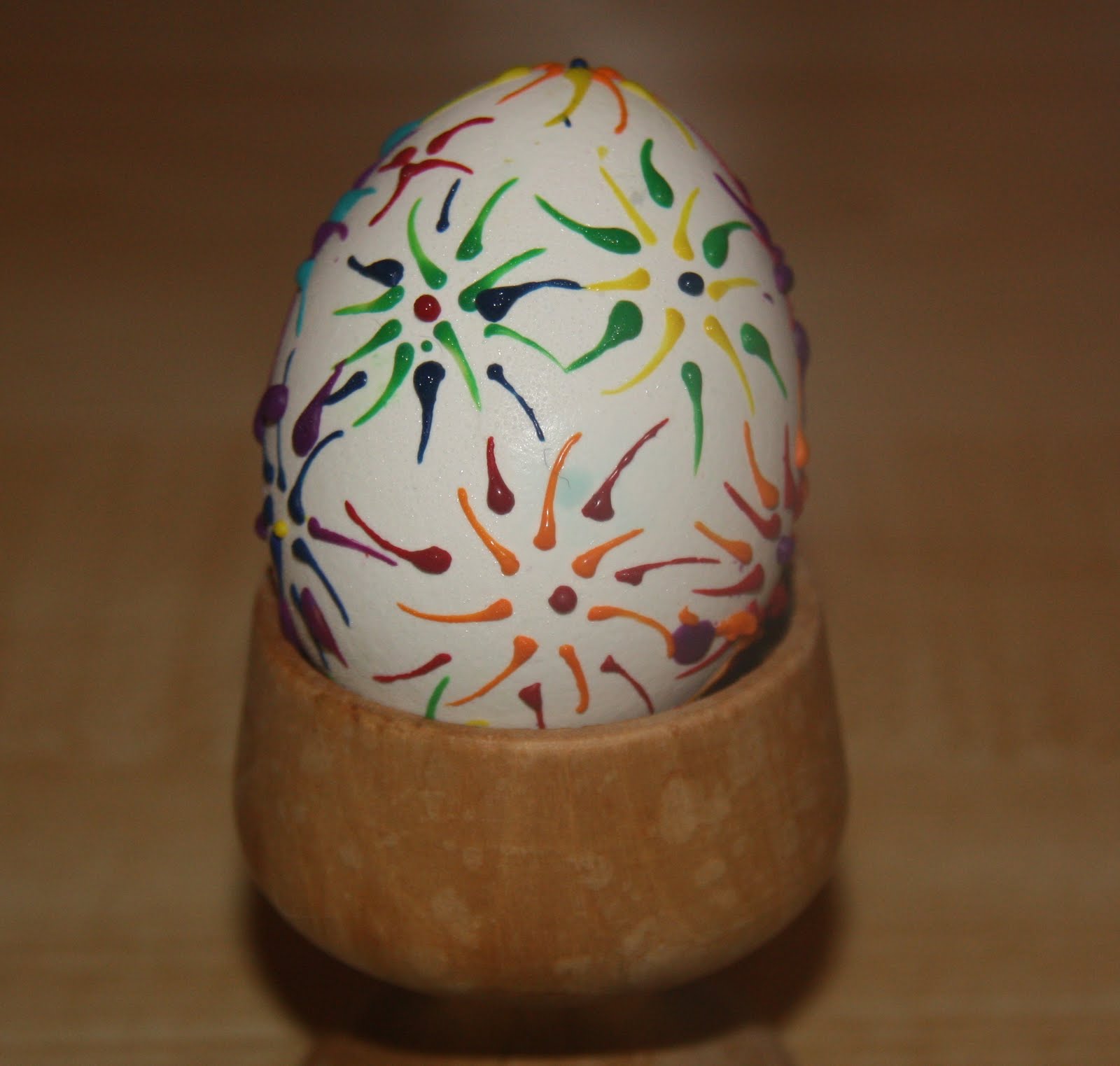 Counting Coconuts Wax Painting Easter Eggs