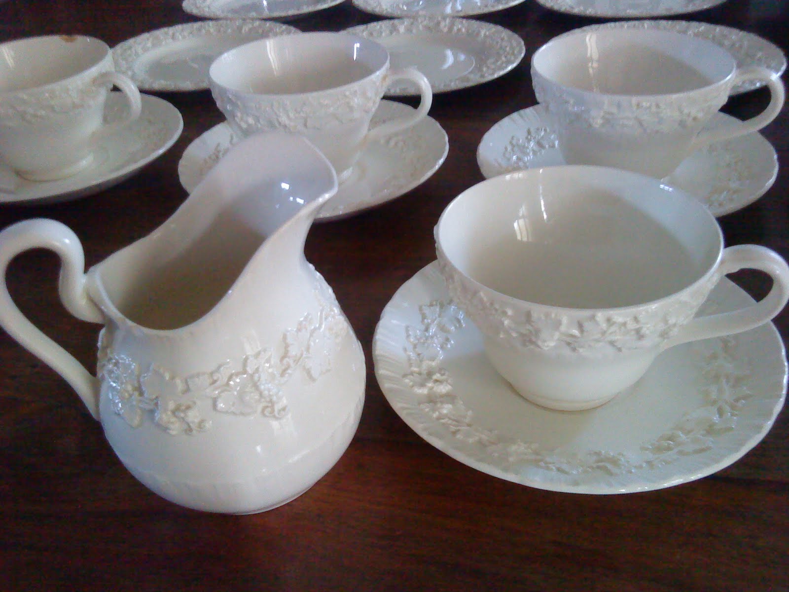 Sale > wedgwood queensware tea set > in stock