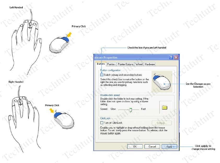Tech Tutor How to change mouse setting for left handers/left handling