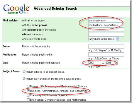 Google Scholar not only lets
