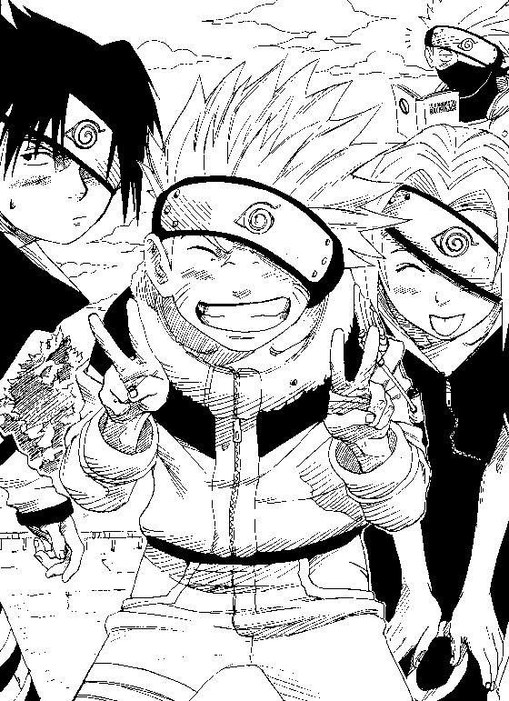 Printable Coloring Pages: Naruto Coloring Pages