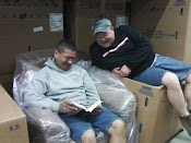 Chris and Andres Palacios in Redeker's Warehouse