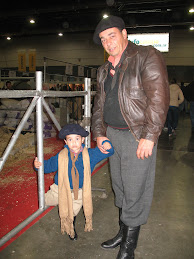 Pequeno Gaucho con el papa