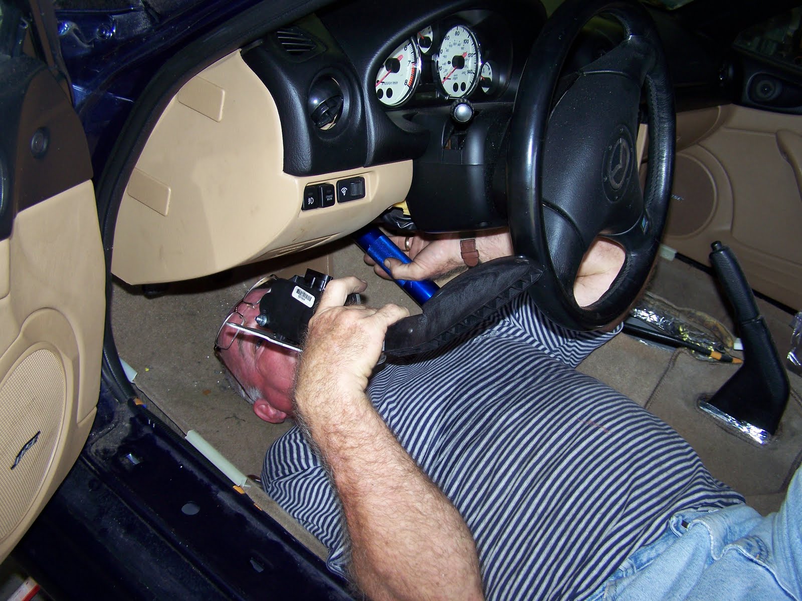 Brooksie's Miata build LS Drive by wire gas pedal install