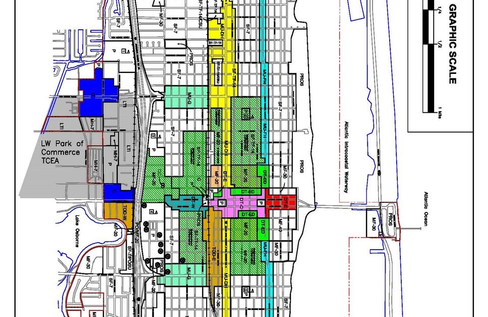 Wes Blackman’s City of Lake Worth DRAFT Zoning Map based upon Master Plan