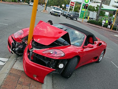 Picture Association Game (DEFINITELY KEEP THIS PG!) Ferrari+car+crash+3