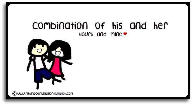 combination of his and her