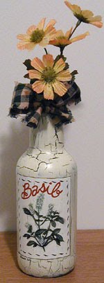 Basil Bottle: Painting on Jars