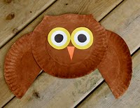 Paper Plate Owl Craft
