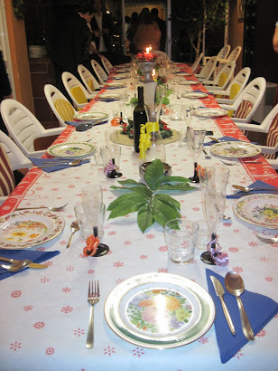 Table Setting for New Years Eve
