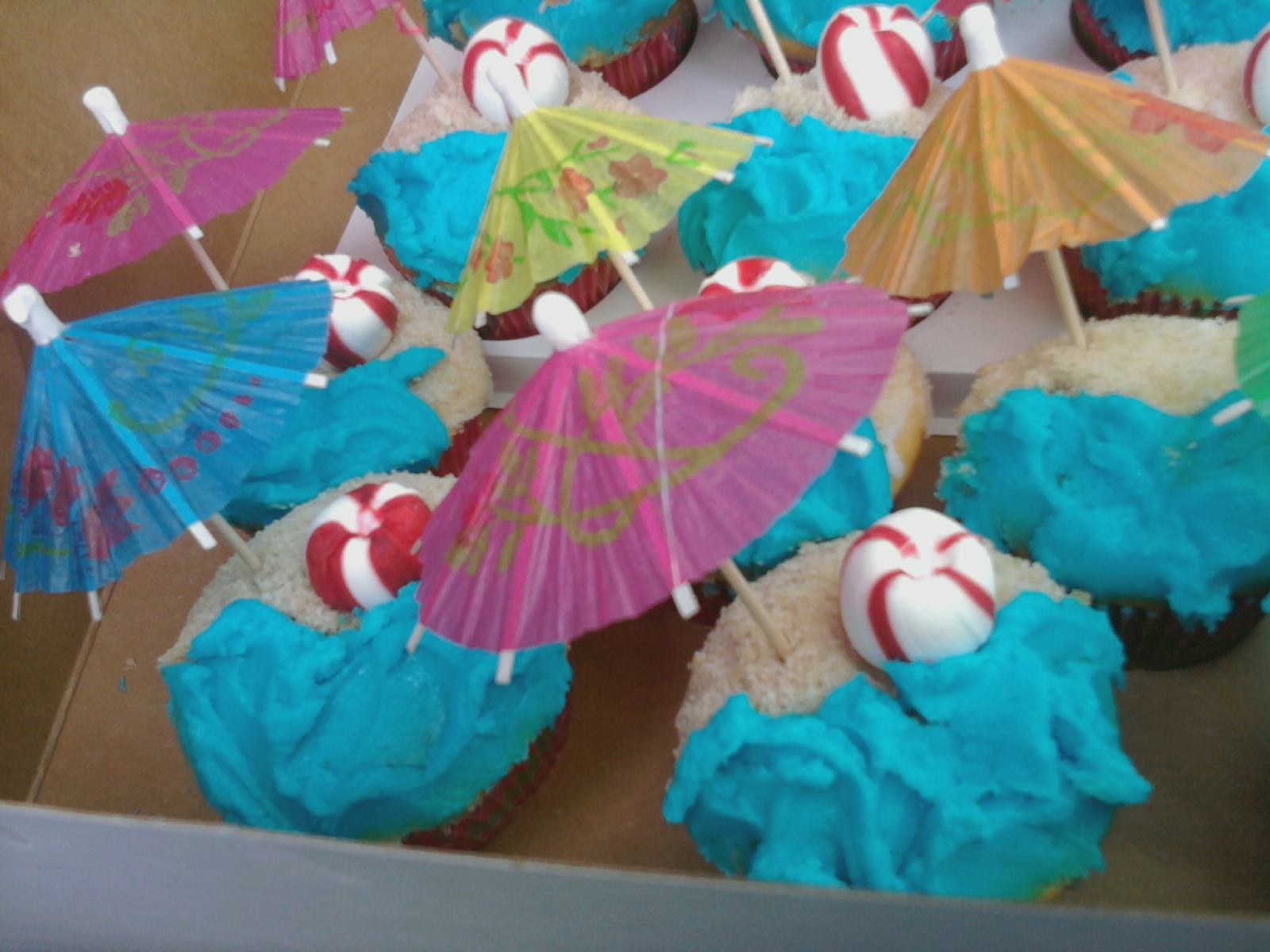 beach cake designs