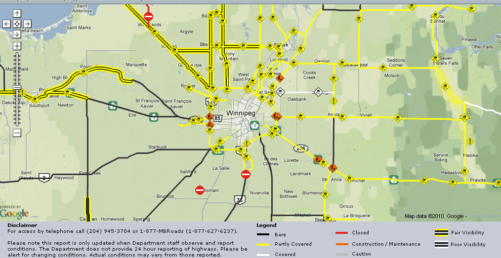 Manitoba Road Conditions Twitter