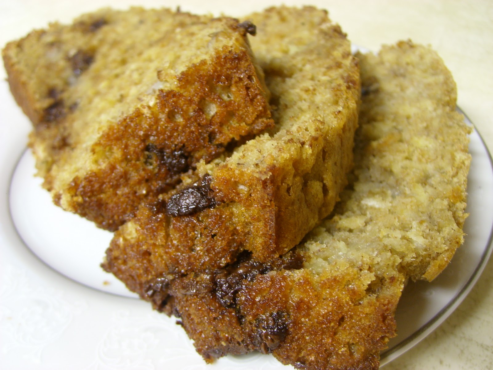 Adorkable Recipes Banana Chocolate Chip Oatmeal Bread
