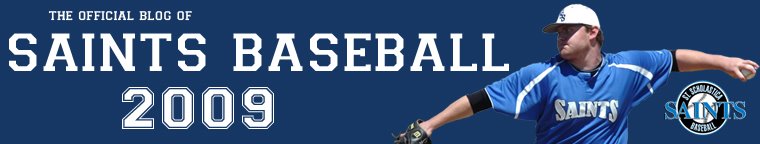 The Official Blog of Saints Baseball