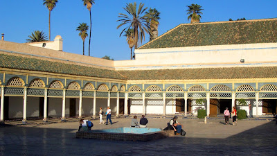 The main courtyard, Palais de la Bahia