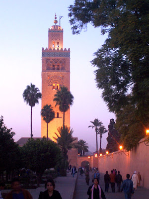Twilight at the Koutoubia Mosque, a perfect moment in time