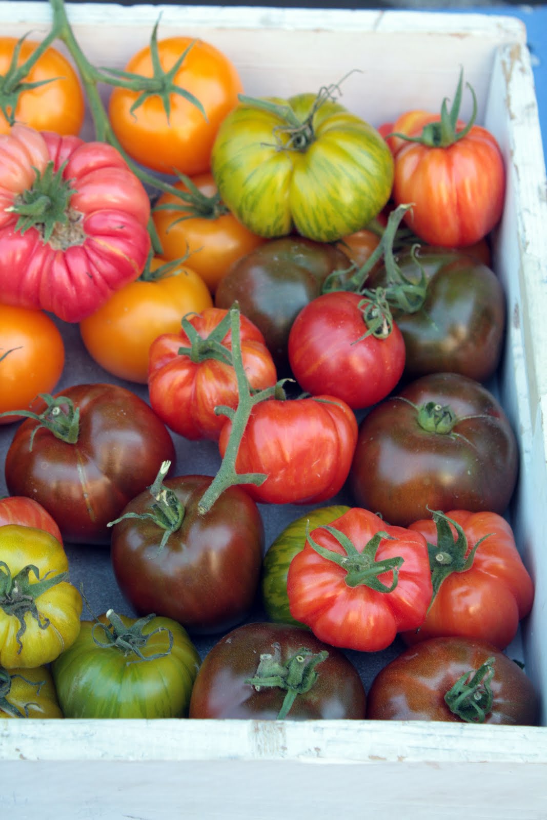 Hungry Cravings Heirloom Tomatoes and a Caprese Crostata
